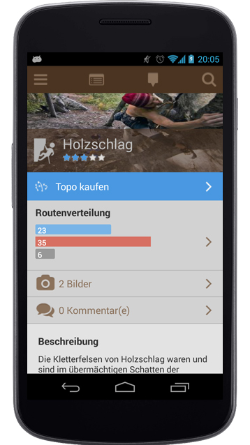 App fürs Klettern