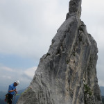 13-Spitze-des-Gmelchturms-Kampenwand-Klettern