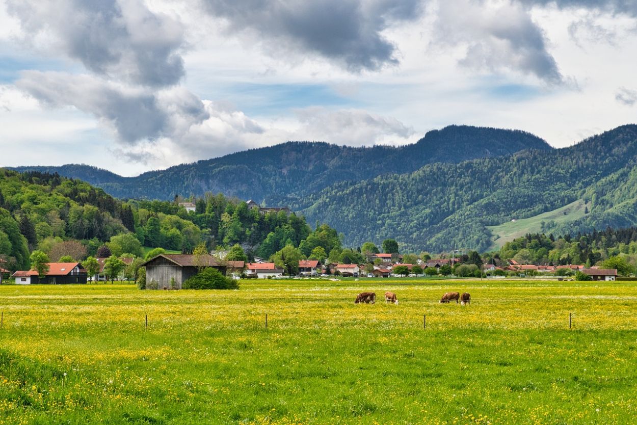 Landschaftsbild Chiemgau 